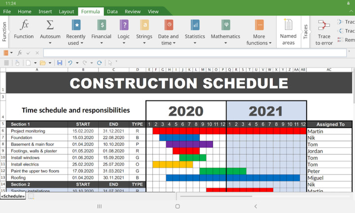 PlanMaker: Spreadsheets screenshot image 6_Popularmodapk.com