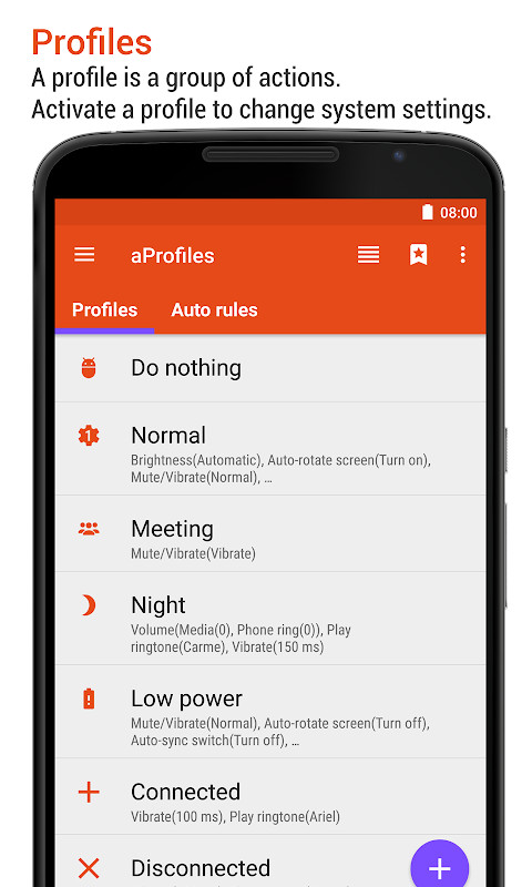 aProfiles - Auto tasks screenshot image 1_Popularmodapk.com