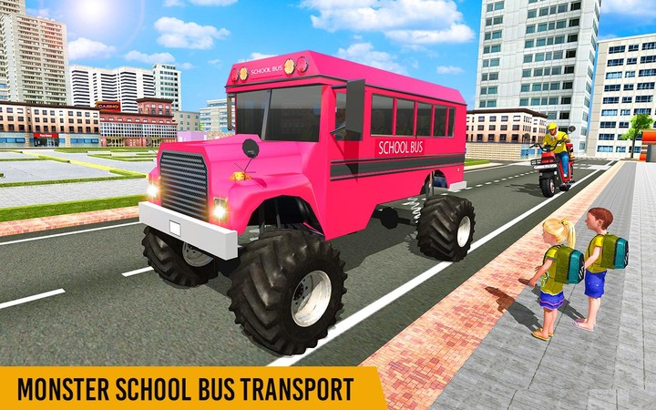 School Bus Driving Games 3D screenshot image 4_Popularmodapk.com
