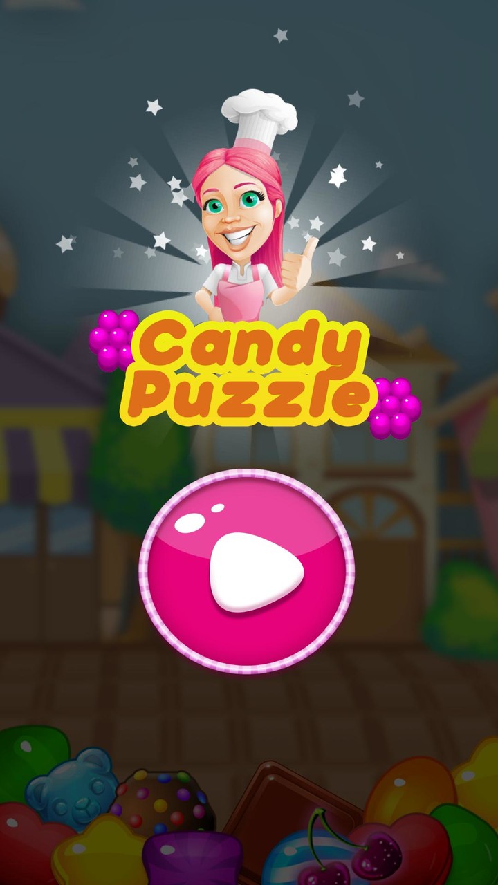 Candy Puzzle - Match 3 Game screenshot image 1_Popularmodapk.com