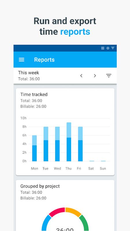 Clockify Time Tracker screenshot image 4_Popularmodapk.com