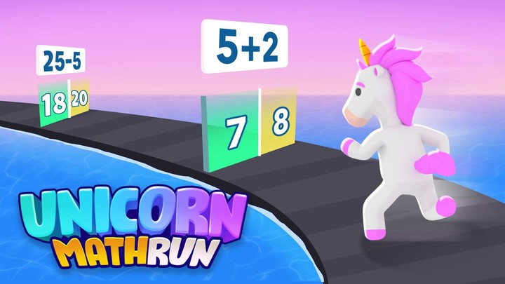 Unicorn Dash Game: Math Runner screenshot image 1_Popularmodapk.com