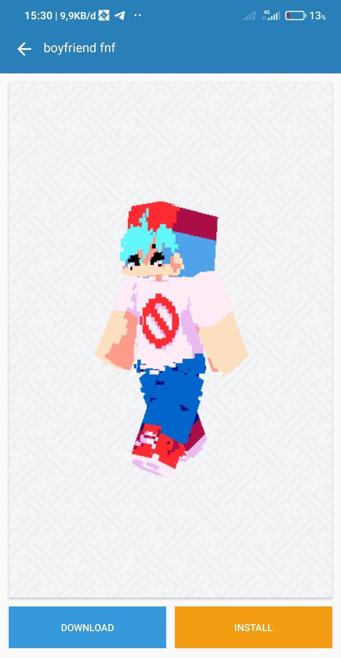 FNF Minecraft Skins PE screenshot image 5_Popularmodapk.com