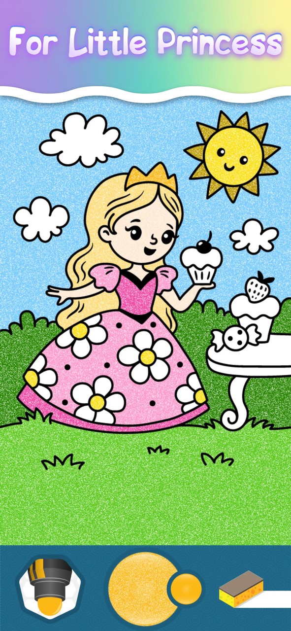 Princess coloring book pages screenshot image 1_Popularmodapk.com