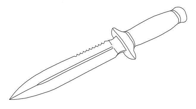 How to draw edged weapons step screenshot image 8_Popularmodapk.com