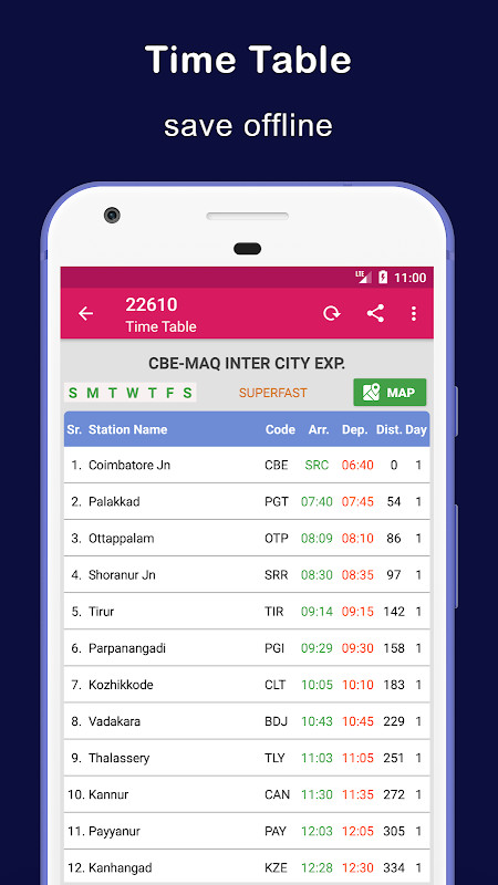 Indian Railway Train Status screenshot image 5_Popularmodapk.com