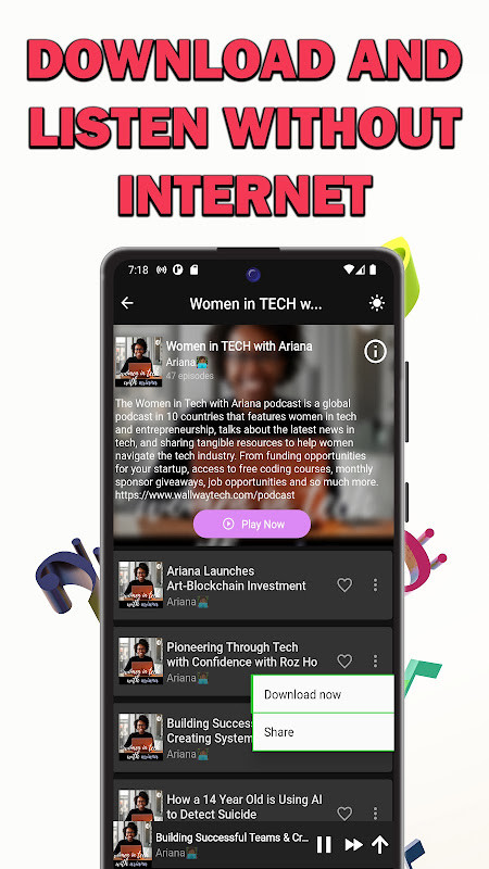 Radio ON – radio and podcasts screenshot image 25_Popularmodapk.com