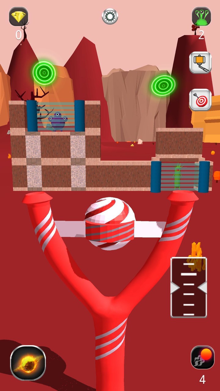 Aliens Catapult screenshot image 1_Popularmodapk.com