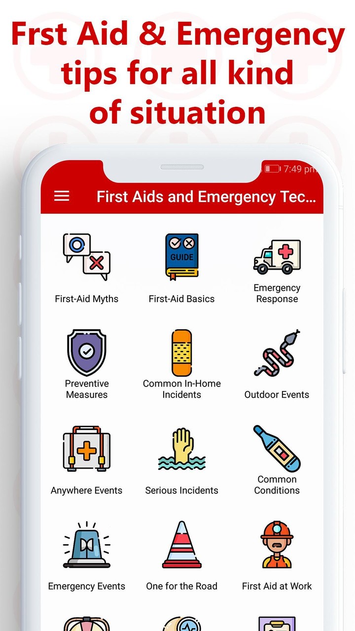 First Aid and Emergency Techni screenshot image 6_Popularmodapk.com