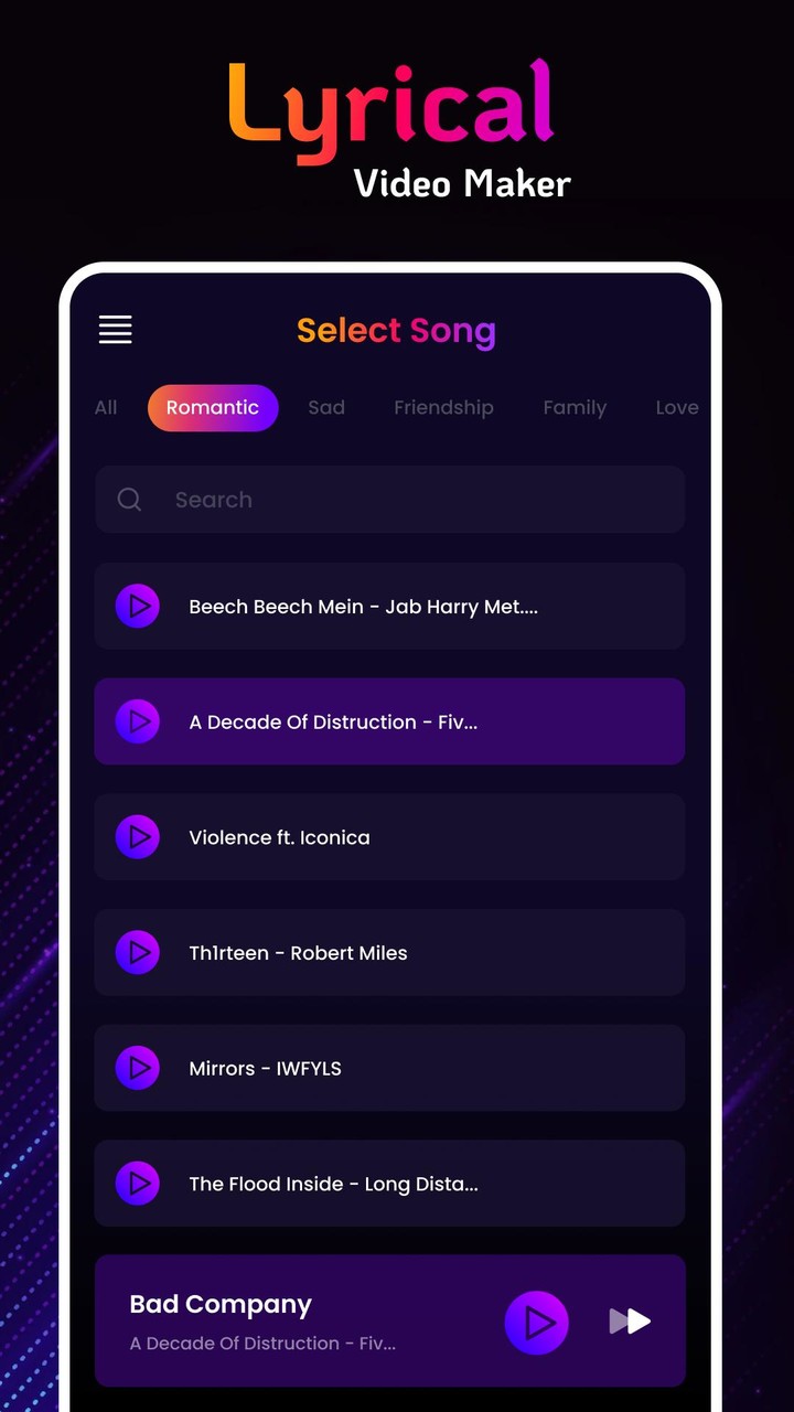 Lyrical Video Maker screenshot image 9_Popularmodapk.com
