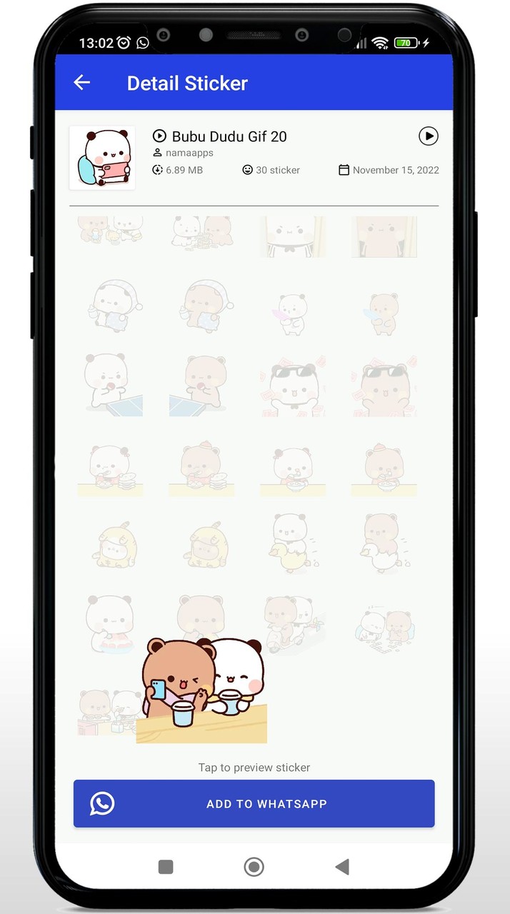 Bubu Dudu Panda WAStickerApps screenshot image 11_Popularmodapk.com