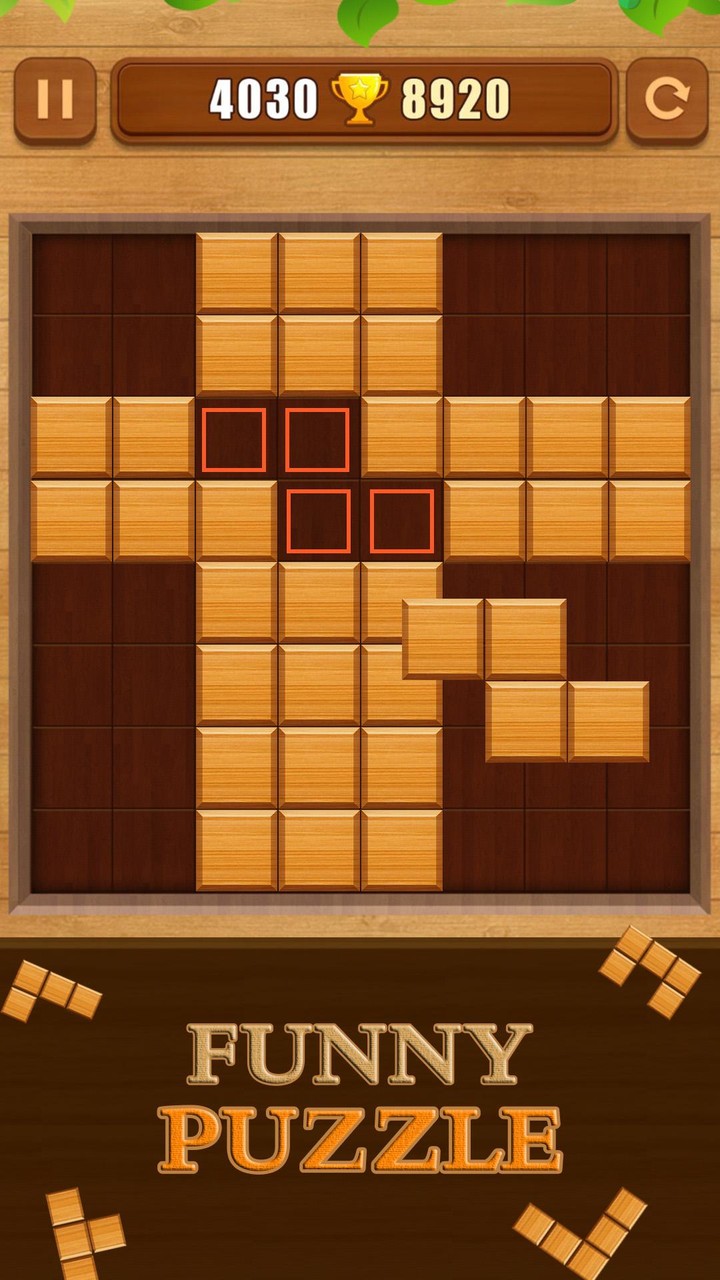 Wood Block Puzzle screenshot image 3_Popularmodapk.com