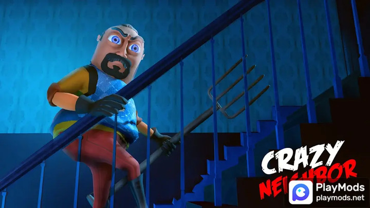 Hello Crazy Neighbor Game 3D<span>(No ads)</span> screenshot image 3_Popularmodapk.com