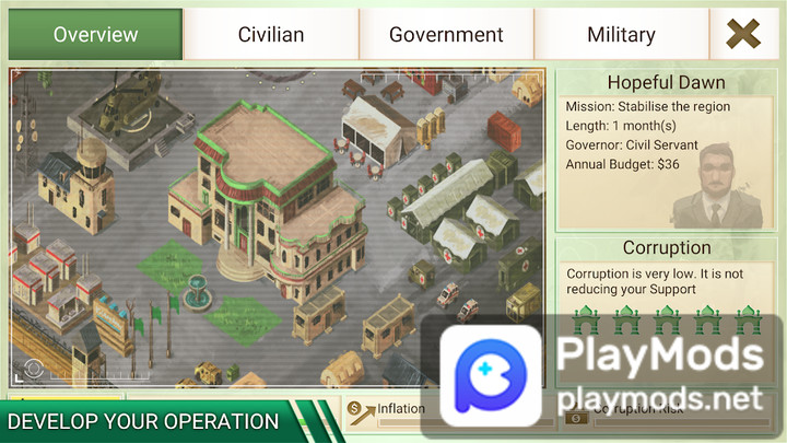 Rebel Inc screenshot image 5_Popularmodapk.com