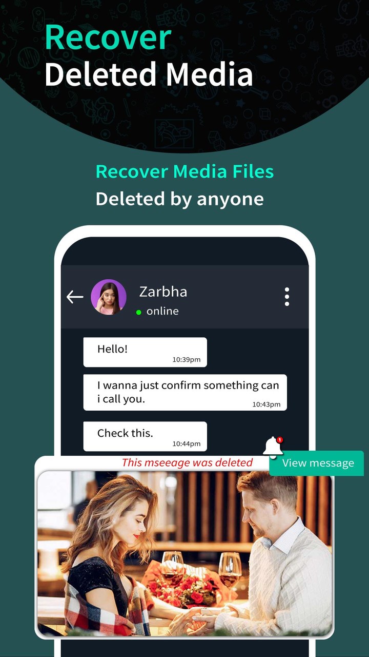 WhatsDeleted Messages Recovery screenshot image 7_Popularmodapk.com