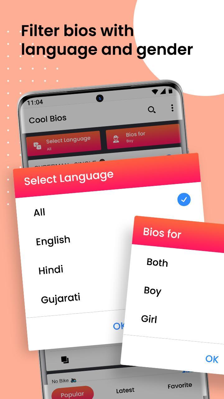 Stylish Bio Quotes with Emojis: Killer & Royal screenshot image 4_Popularmodapk.com