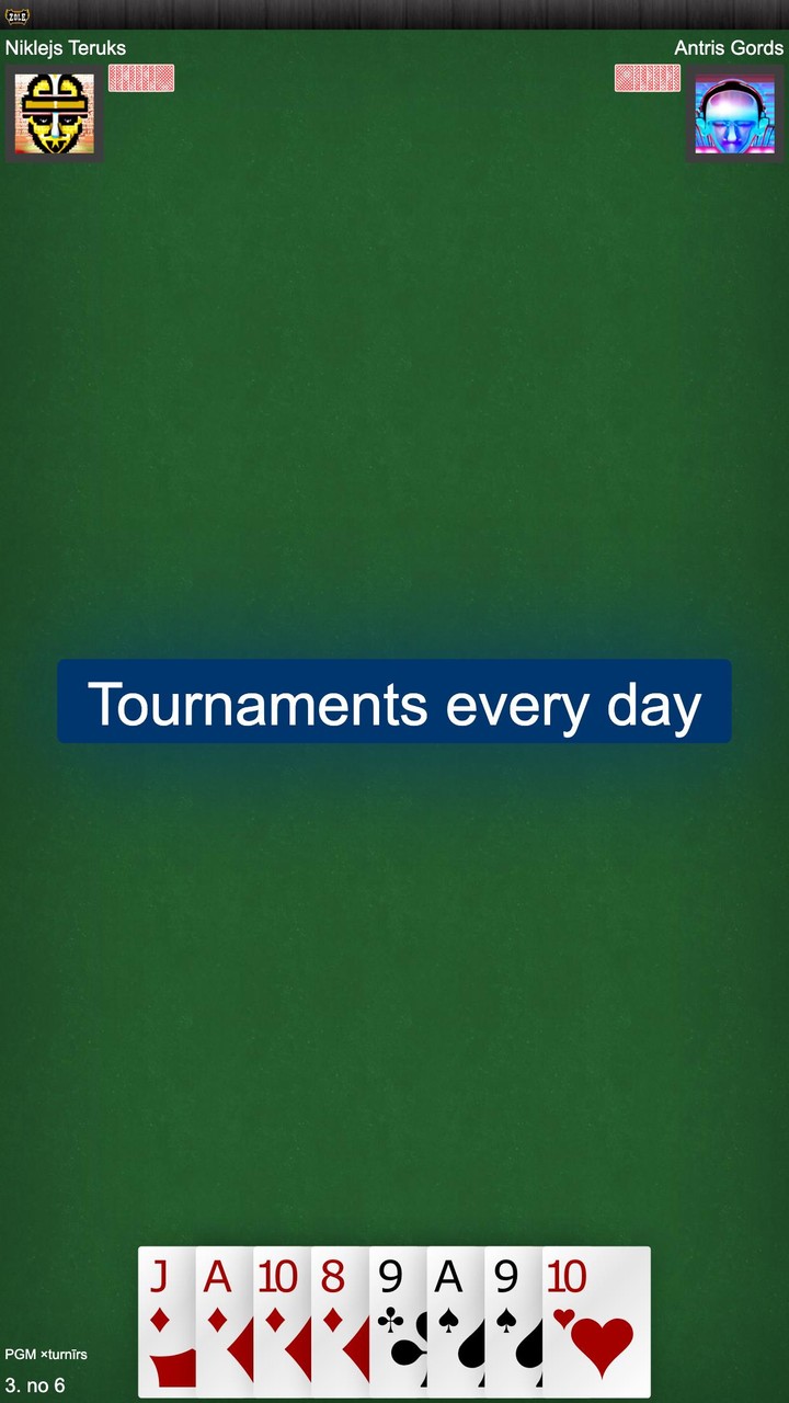 Latvian card game: RaccoonZole screenshot image 2_Popularmodapk.com