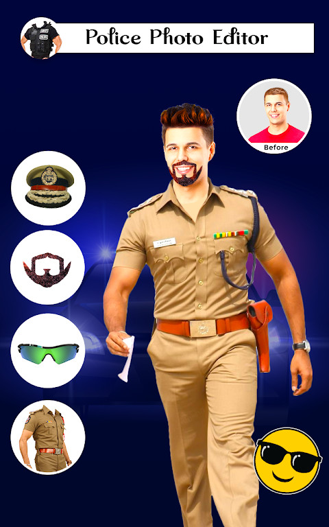 Policer - Men Women Police photo suit Editor Set screenshot image 3_Popularmodapk.com