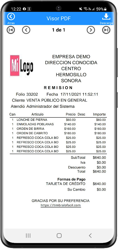 TimbraloFacil® Punto de Venta screenshot image 2_Popularmodapk.com