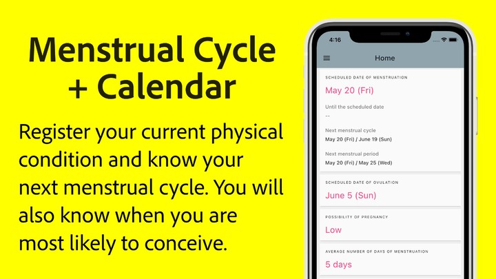 Menstrual Cycle Calendar screenshot image 5_Popularmodapk.com