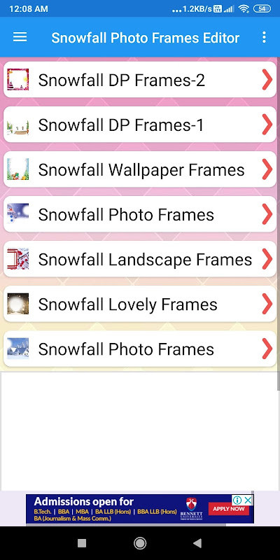 Snowfall Photo Frames Editor: DP, Quotes, Greeting screenshot image 14_Popularmodapk.com