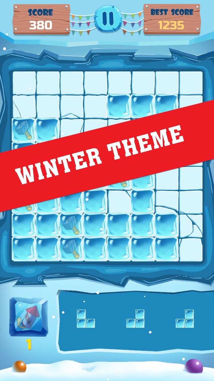 Frozen Block Puzzle screenshot image 1_Popularmodapk.com