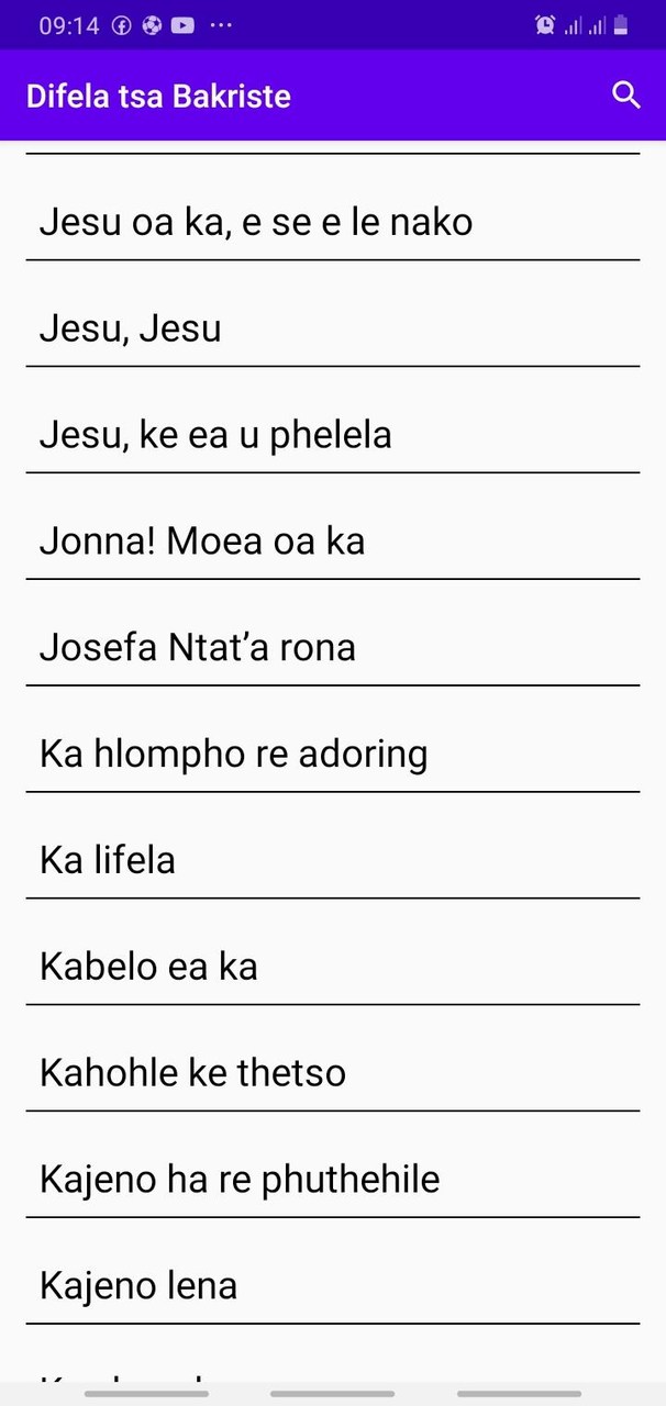 Difela tsa Bakriste Catholic screenshot image 1_Popularmodapk.com