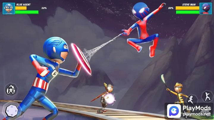 Stickman Fighter: Karate Games<span>(MOD menu)</span> screenshot image 1_Popularmodapk.com