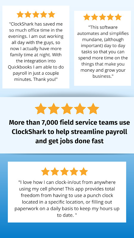 ClockShark - Mobile Time Clock screenshot image 19_Popularmodapk.com