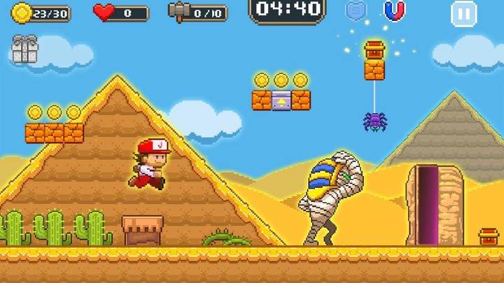 Super Jim Jump - pixel 3d screenshot image 5_Popularmodapk.com