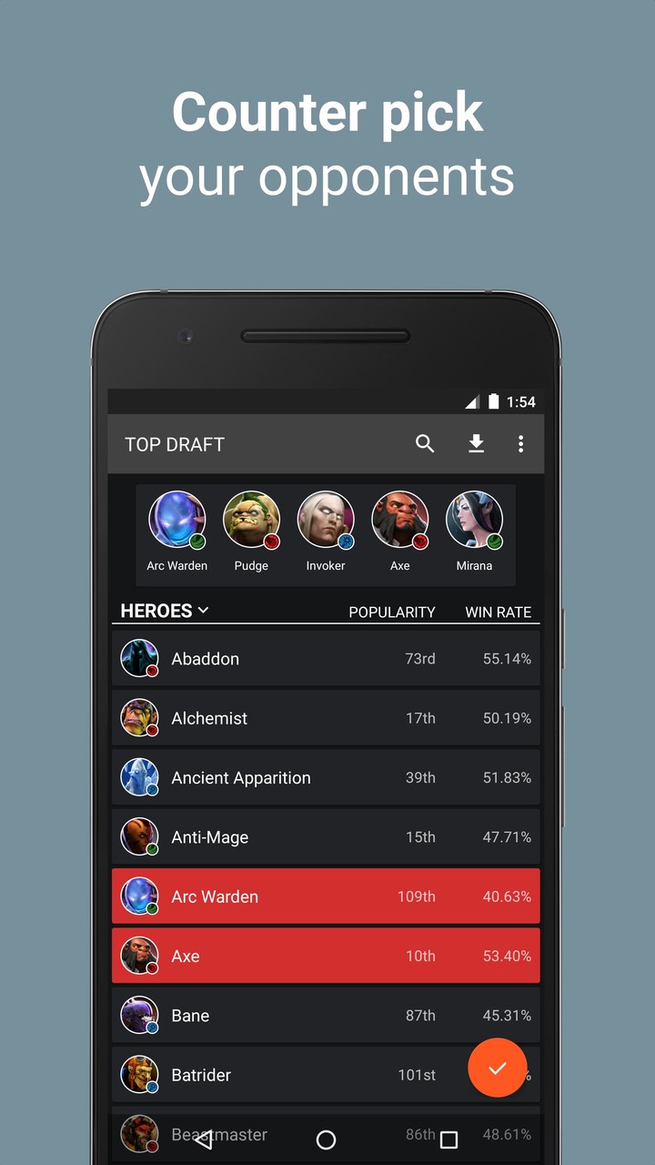 Top Draft for Dota 2 screenshot image 6_Popularmodapk.com