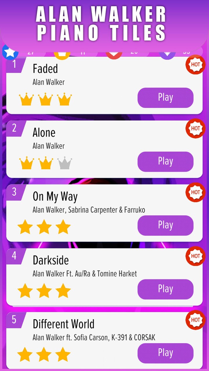Piano Tiles: Alan Walker EDM screenshot image 6_Popularmodapk.com