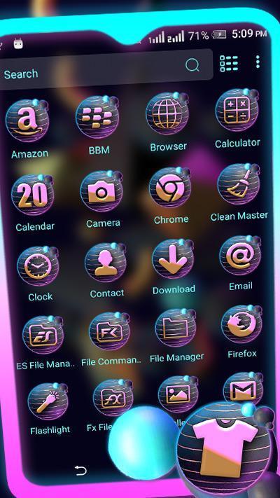 3D Shapes Launcher Theme screenshot image 4_Popularmodapk.com