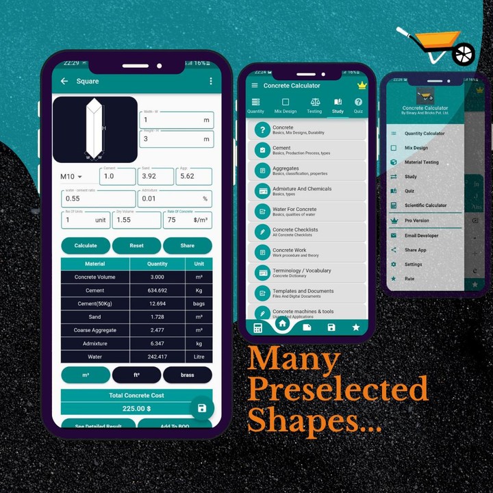Concrete Calculator All In One screenshot image 2_Popularmodapk.com