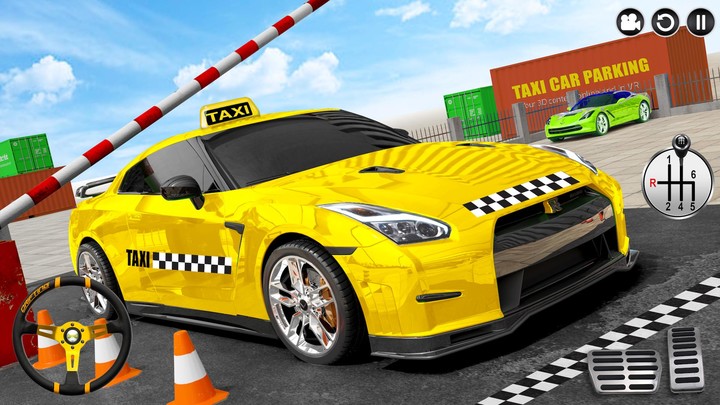 Taxi Car Parking Simulator 3D screenshot image 3_Popularmodapk.com