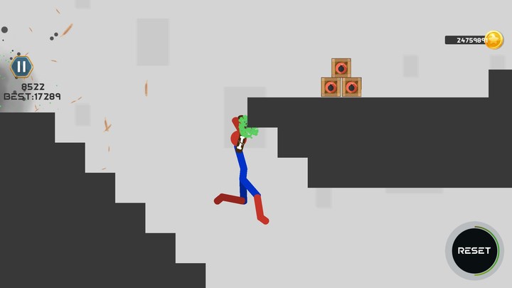 Stickman Dismount Ragdoll Game screenshot image 5_Popularmodapk.com