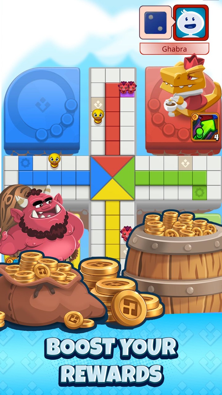 Ludo TEAMS board games online screenshot image 2_Popularmodapk.com