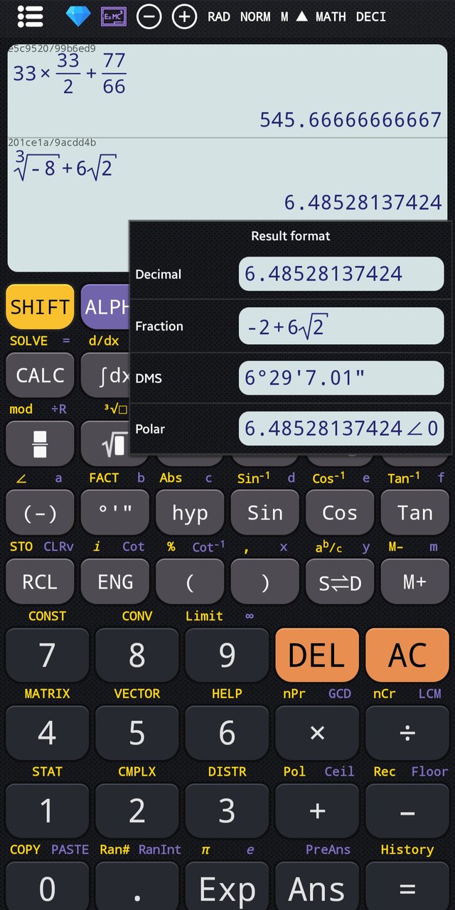 Scientific calculator plus 991 screenshot image 10_Popularmodapk.com