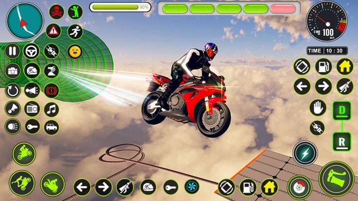 Mega Ramp Moto Stunt Bike Game screenshot image 1_Popularmodapk.com