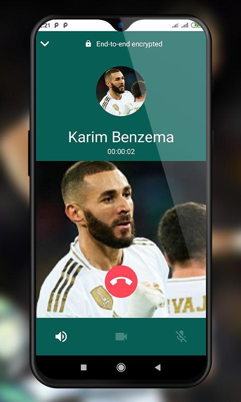 Karim Benzema Fake Video Call screenshot image 3_Popularmodapk.com