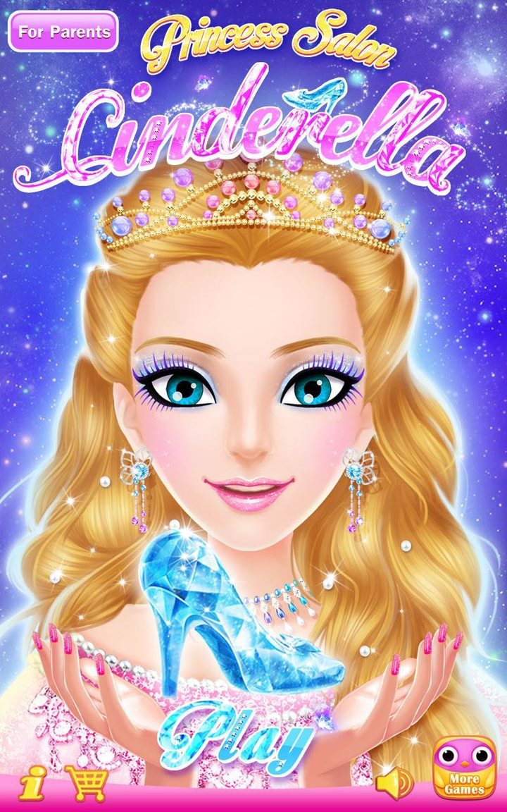Princess Salon: Cinderella screenshot image 1_Popularmodapk.com
