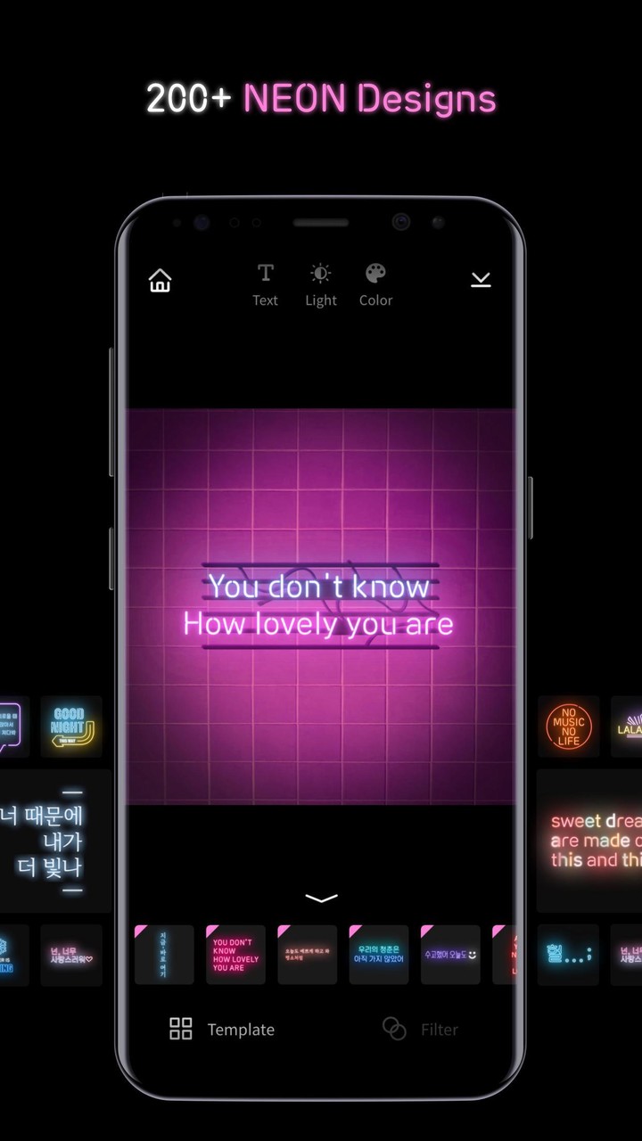 NEON GIF+TEXT Video Effects screenshot image 15_Popularmodapk.com
