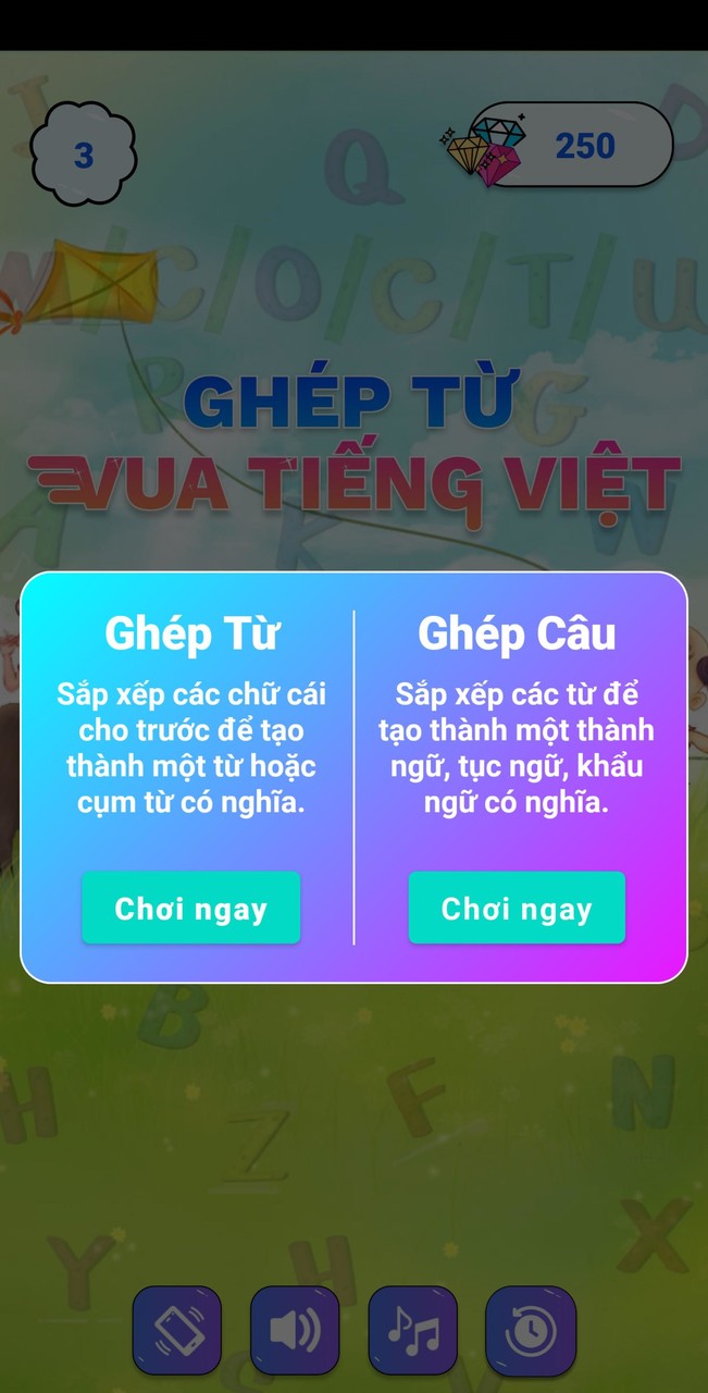 Vua Tiếng Việt - Ghép Câu Từ screenshot image 4_Popularmodapk.com