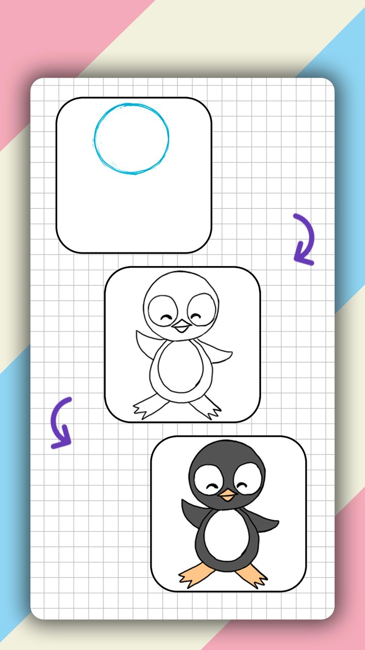 How to draw cute animals step  screenshot image 7_Popularmodapk.com