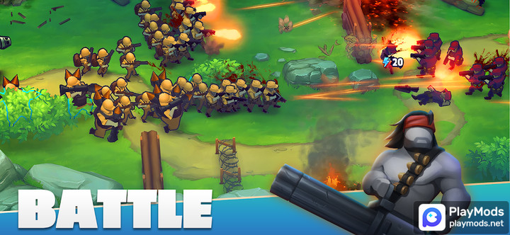 GUNS UP! Mobile War Strategy<span>(Unlimited money)</span> screenshot image 1_Popularmodapk.com