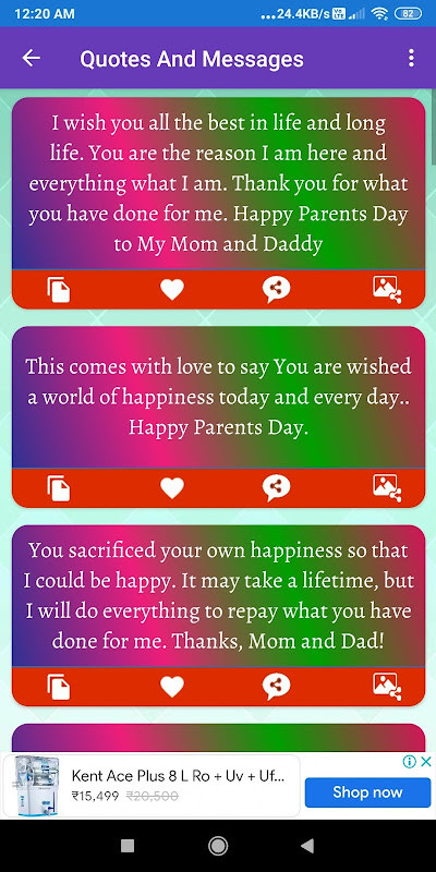 Happy Parents Day:Greeting,Photo Frames,GIF,Quotes screenshot image 5_Popularmodapk.com
