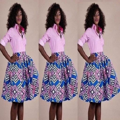 Ankara Short Skirt and Blouse screenshot image 4_Popularmodapk.com