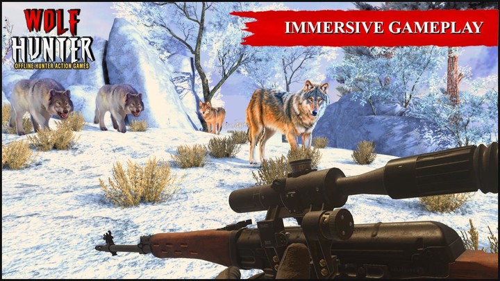 Wolf Hunter: Wild Hunting Game screenshot image 4_Popularmodapk.com