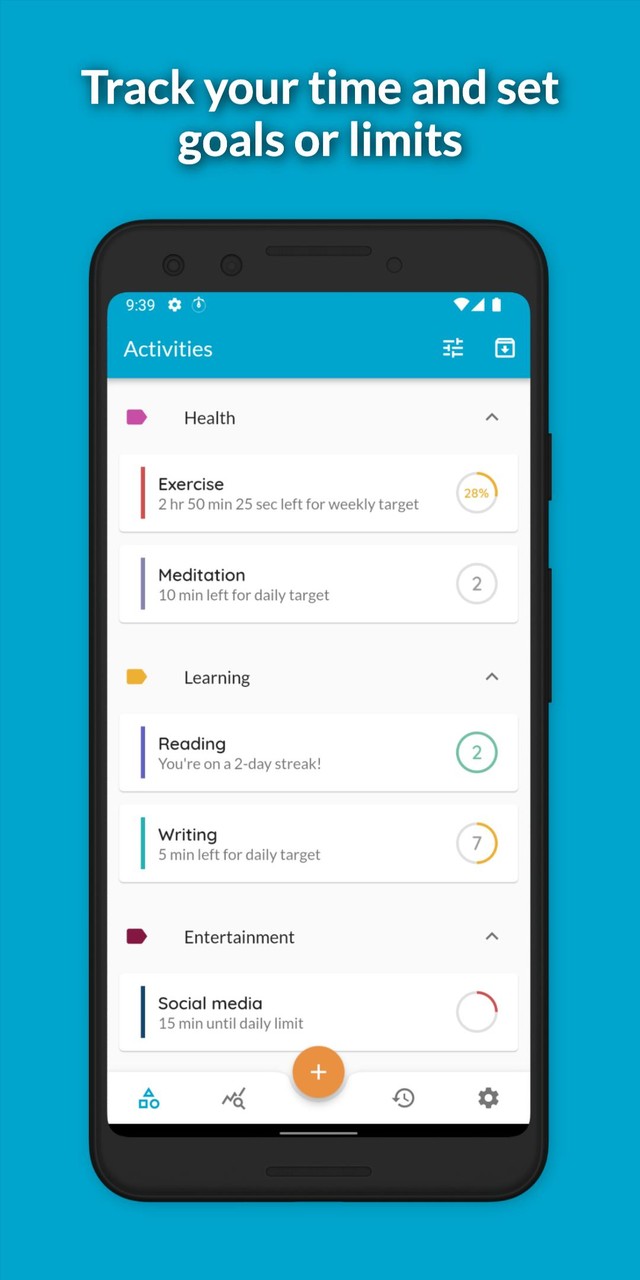 Timelog - Goal & Time Tracker screenshot image 6_Popularmodapk.com