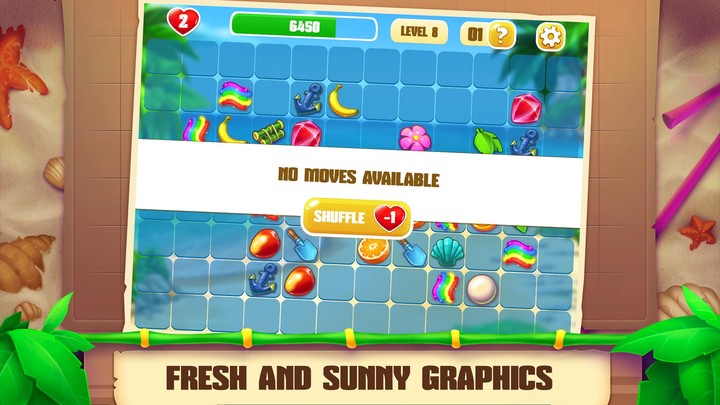 Onet Paradise: connect 2 tiles screenshot image 3_Popularmodapk.com